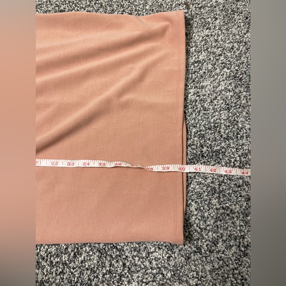 Astr The Label NWT Peach Square neck Bodycon Midi Long Sleeve Dress Sz M - Picture 11 of 11